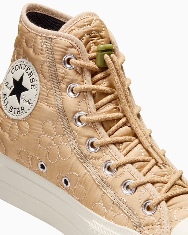 Converse Chuck Taylor All Star Lift Plataforma Acolchado Kaki | 926-HAMBTY