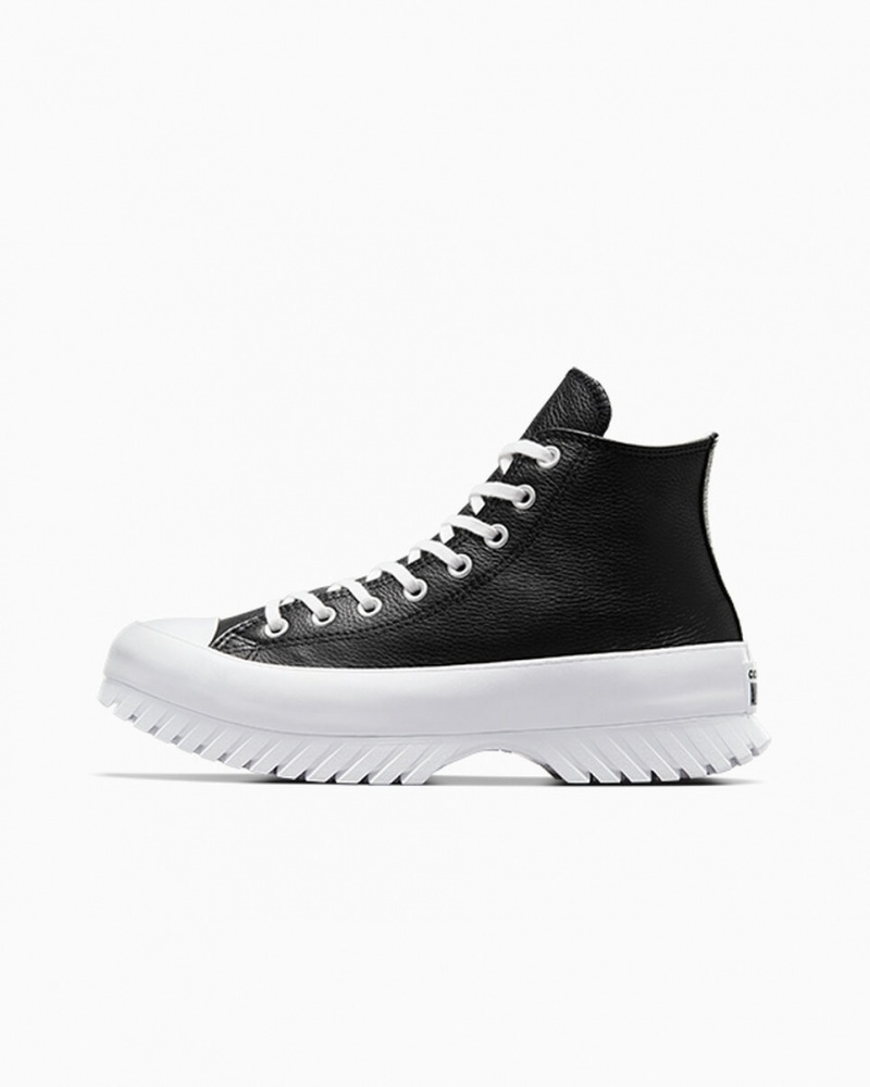 Converse Chuck Taylor All Star Lugged 2.0 Cuero Negras Blancas | 198-LWTUVN