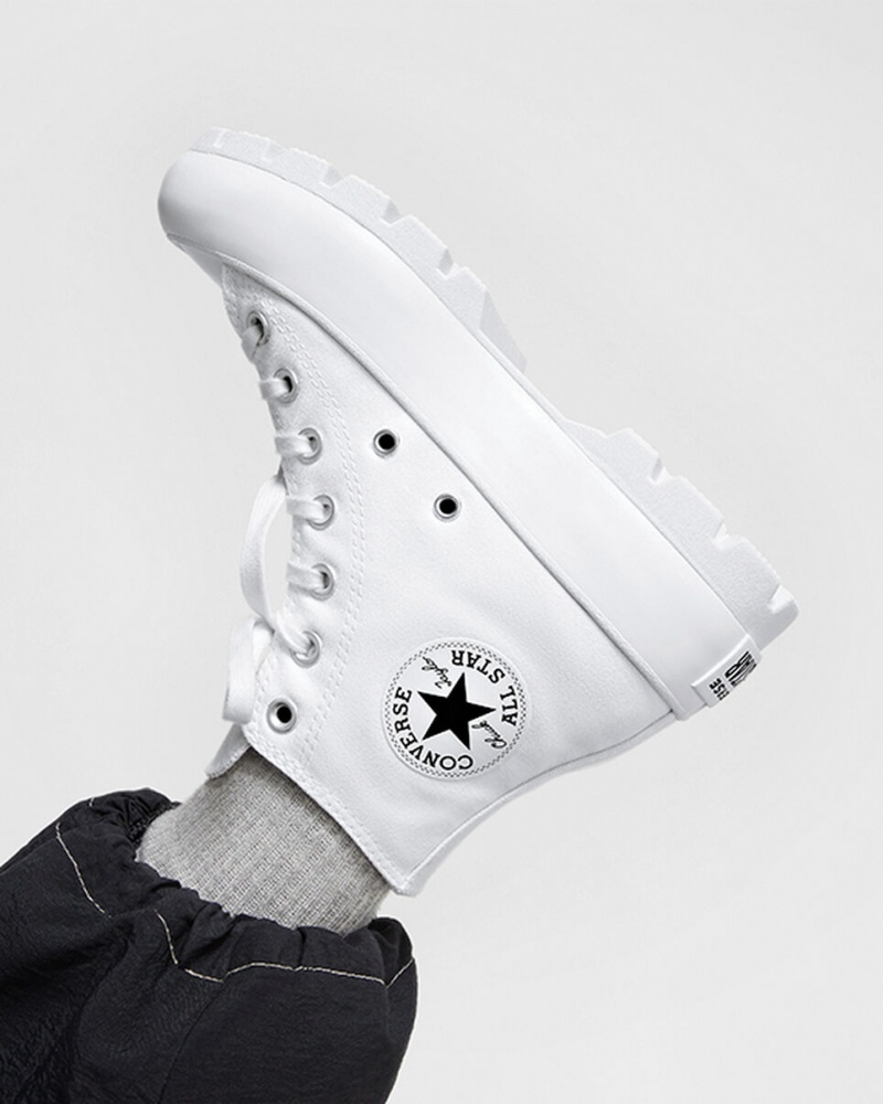 Converse Chuck Taylor All Star Lugged Blancas Negras Blancas | 912-QCLWGP