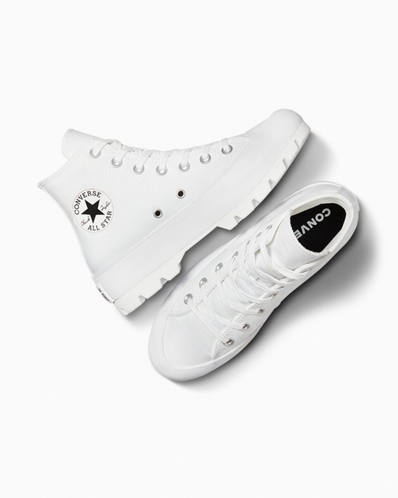 Converse Chuck Taylor All Star Lugged Blancas Negras Blancas | 912-QCLWGP