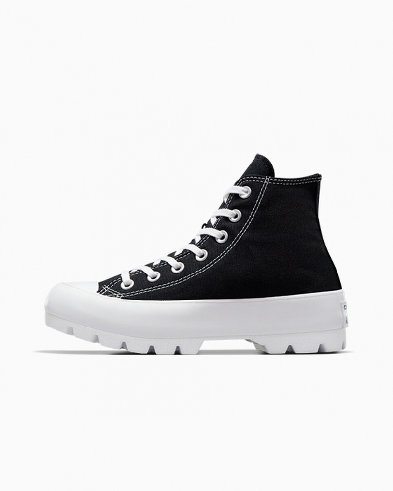 Converse Chuck Taylor All Star Lugged Negras Blancas Negras | 289-HDKAXY