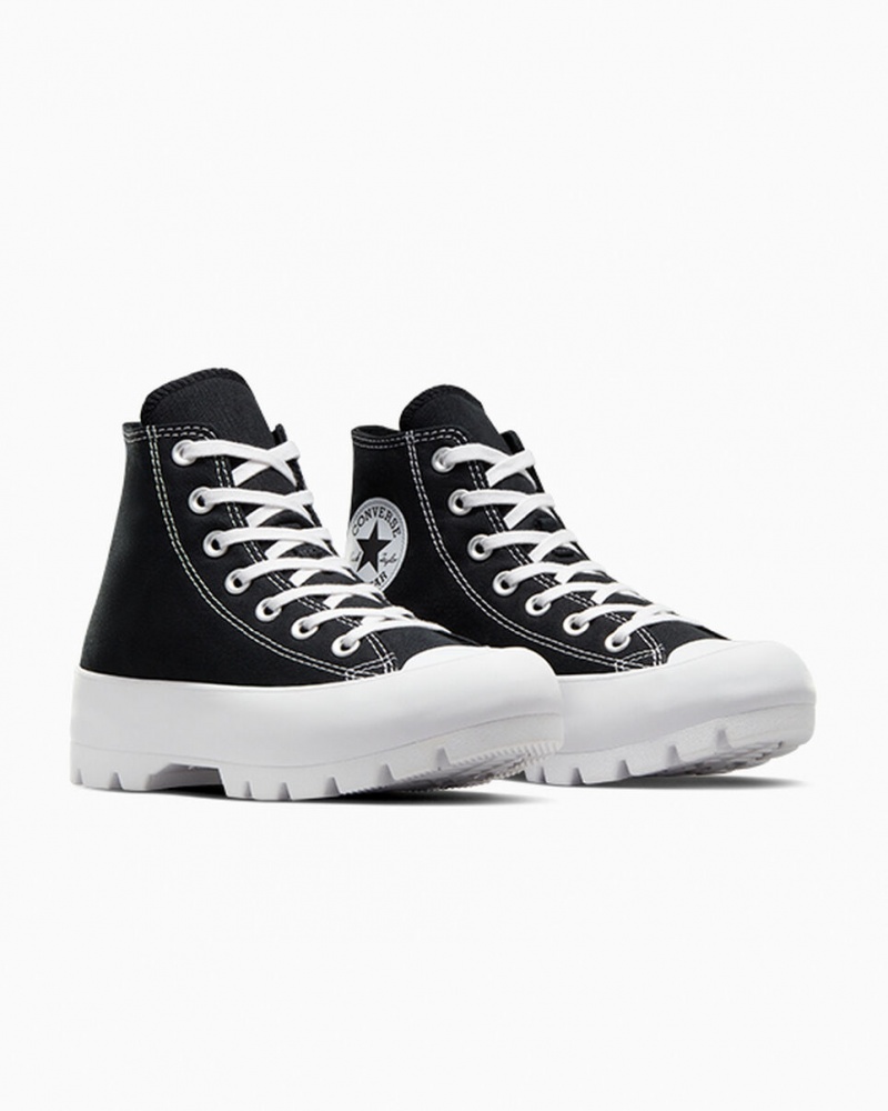 Converse Chuck Taylor All Star Lugged Negras Blancas Negras | 289-HDKAXY