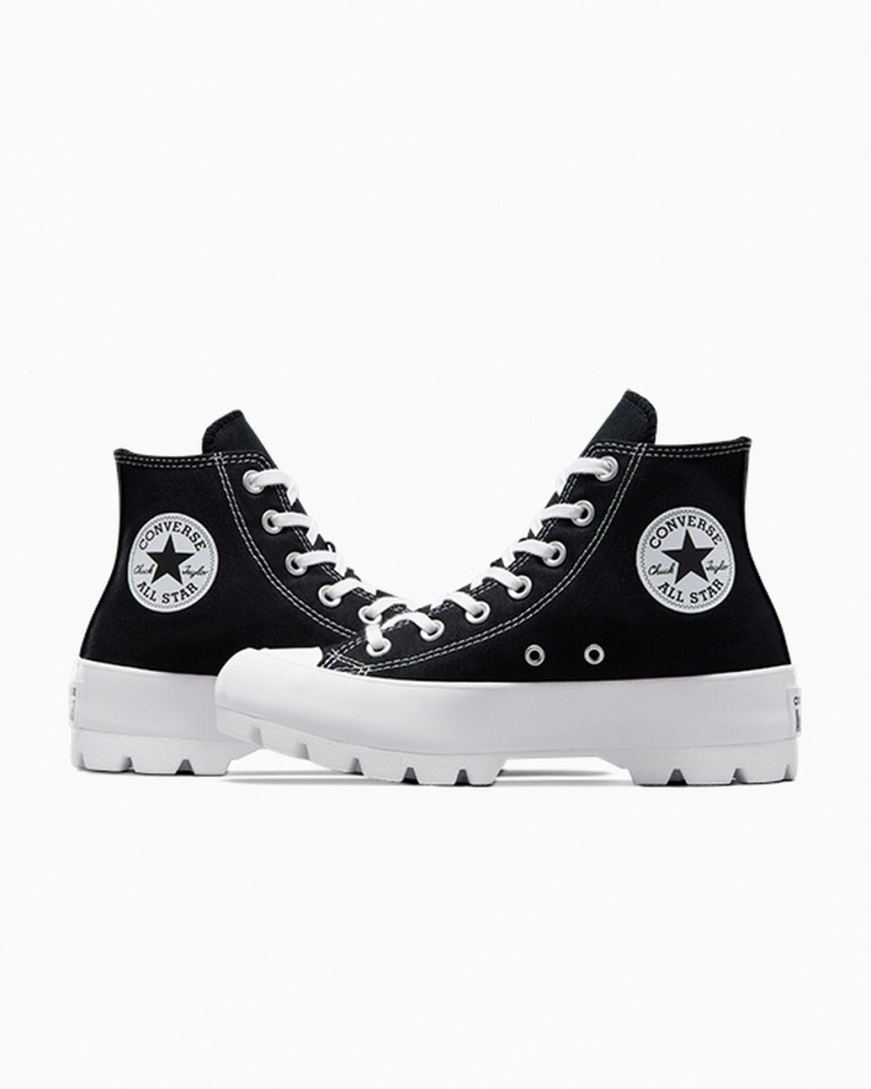 Converse Chuck Taylor All Star Lugged Negras Blancas Negras | 289-HDKAXY