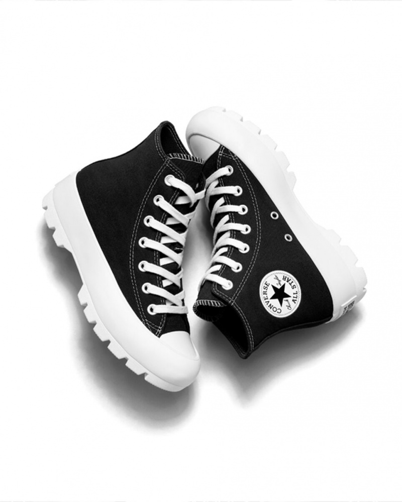 Converse Chuck Taylor All Star Lugged Negras Blancas Negras | 289-HDKAXY