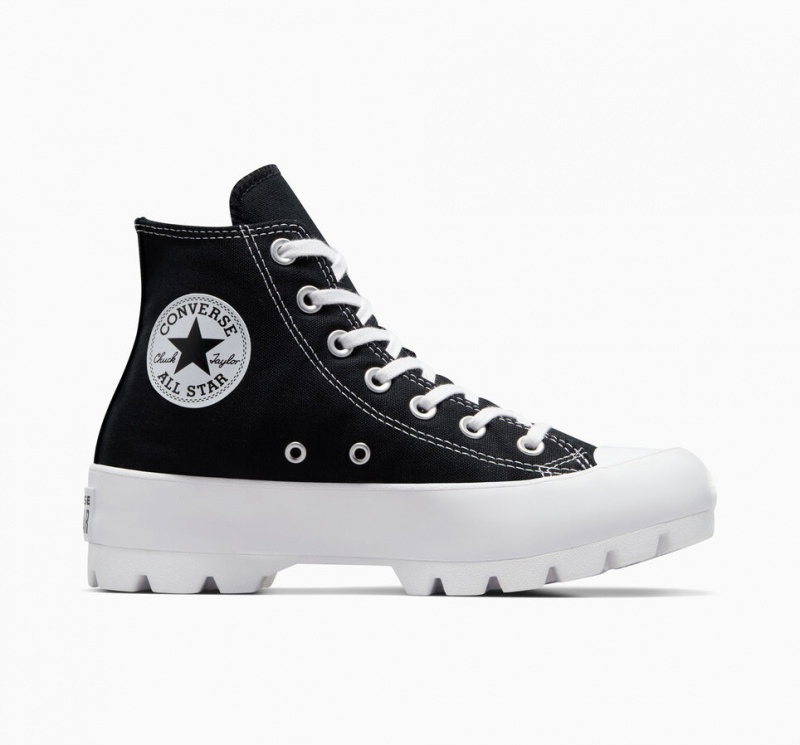 Converse Chuck Taylor All Star Lugged Negras Blancas Negras | 289-HDKAXY