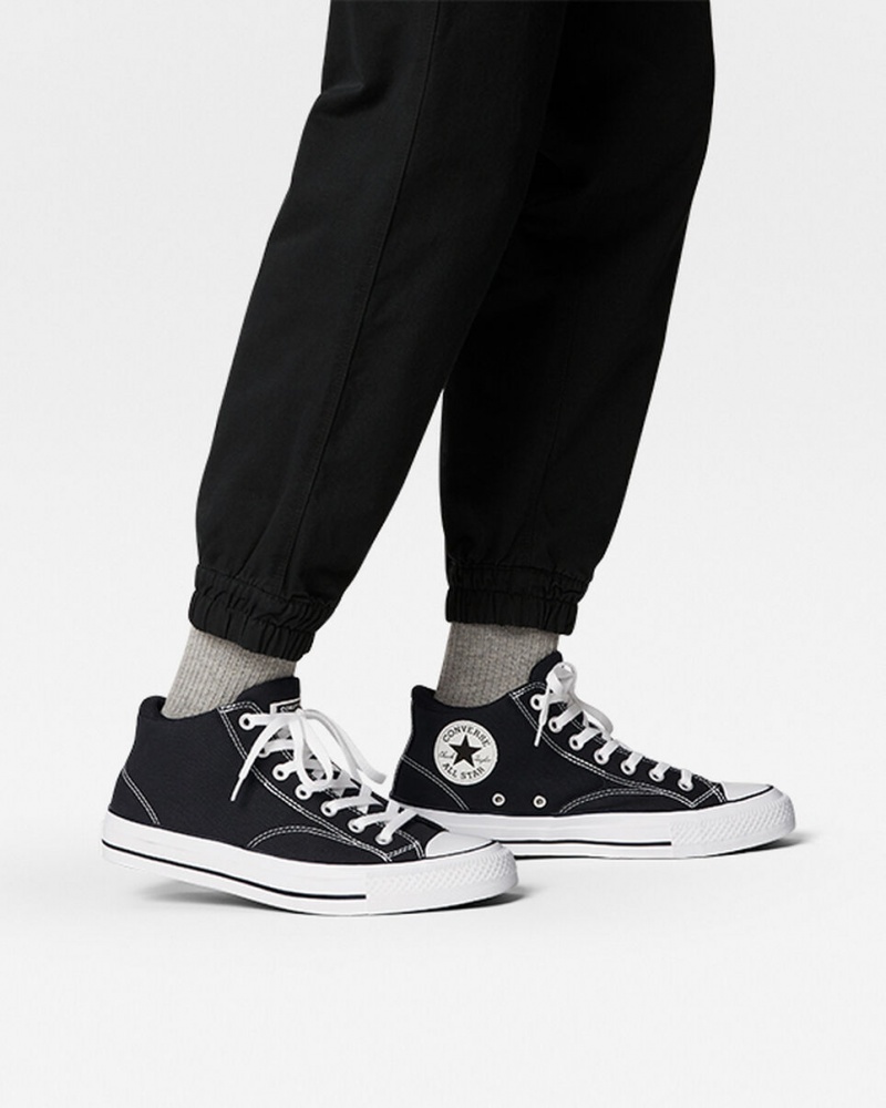 Converse Chuck Taylor All Star Malden Calle Negras Blancas Negras | 913-RIKOFD