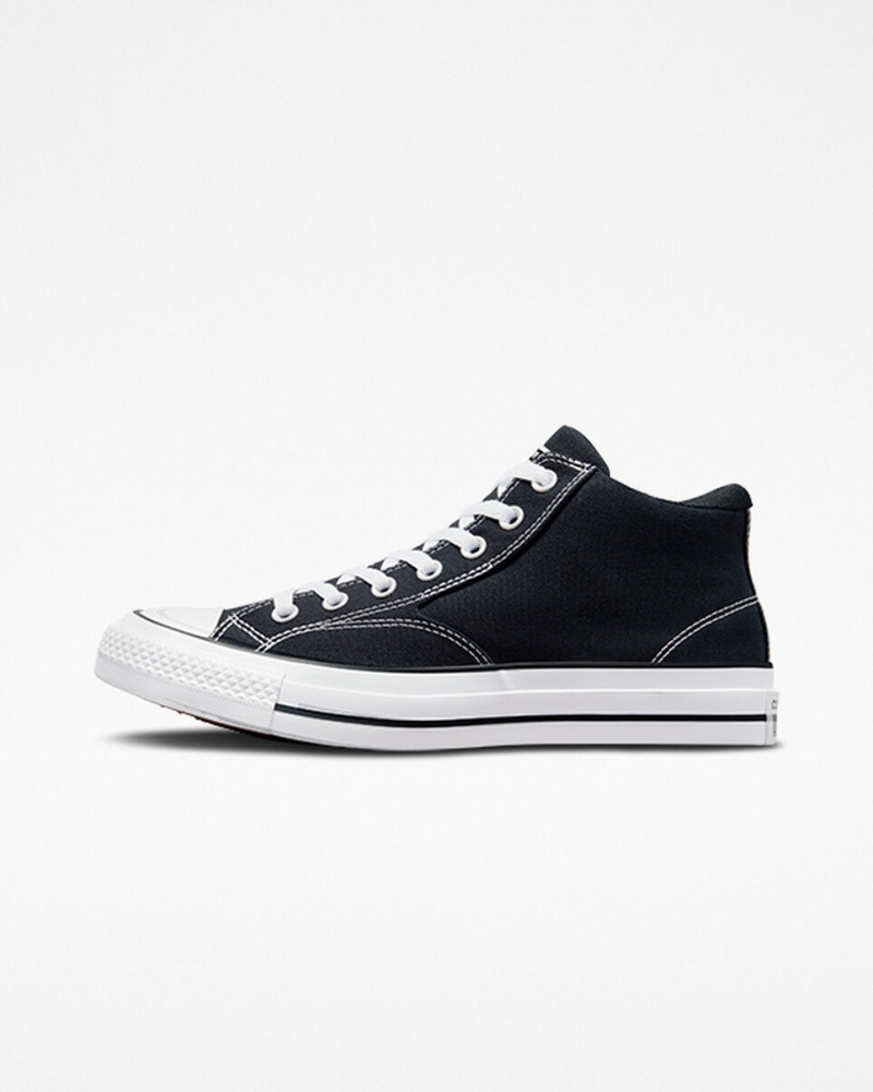 Converse Chuck Taylor All Star Malden Calle Negras Blancas Negras | 913-RIKOFD