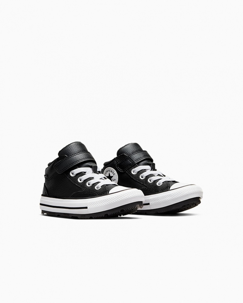 Converse Chuck Taylor All Star Malden Calle Boot Negras Negras Blancas | 809-AVHIKC