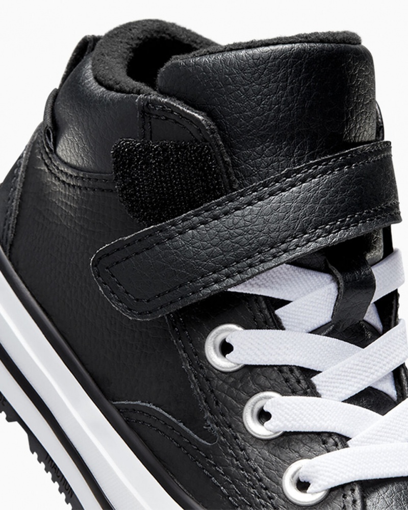 Converse Chuck Taylor All Star Malden Calle Boot Negras Negras Blancas | 809-AVHIKC