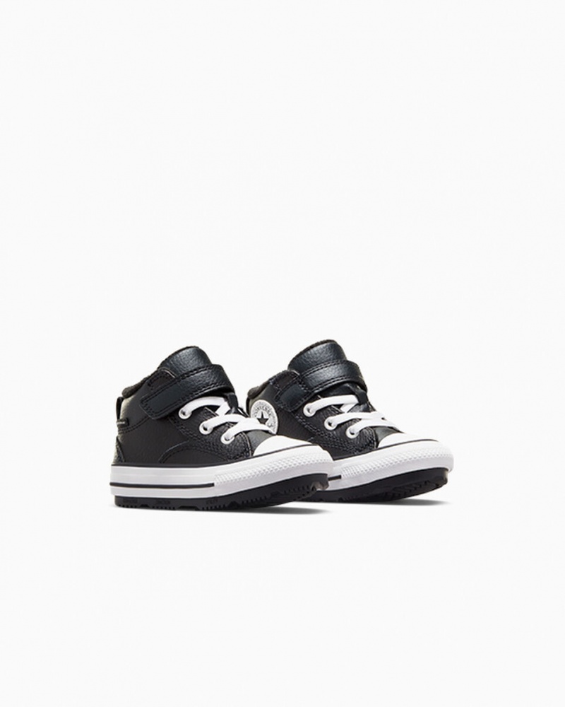 Converse Chuck Taylor All Star Malden Calle Boot Negras Negras Blancas | 931-XTCJUM