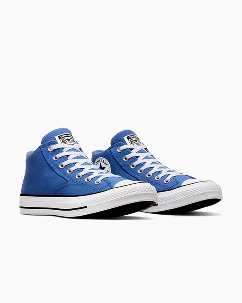 Converse Chuck Taylor All Star Malden Calle Vintage Atléticos Azules Blancas Negras | 932-MHSUYW