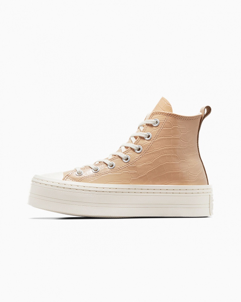 Converse Chuck Taylor All Star Modern Lift Plataforma Embossed Epic Dune / Epic Dune / Egret | 179-PWJBRS