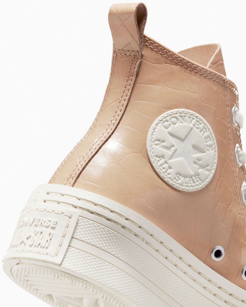 Converse Chuck Taylor All Star Modern Lift Plataforma Embossed Epic Dune / Epic Dune / Egret | 179-PWJBRS