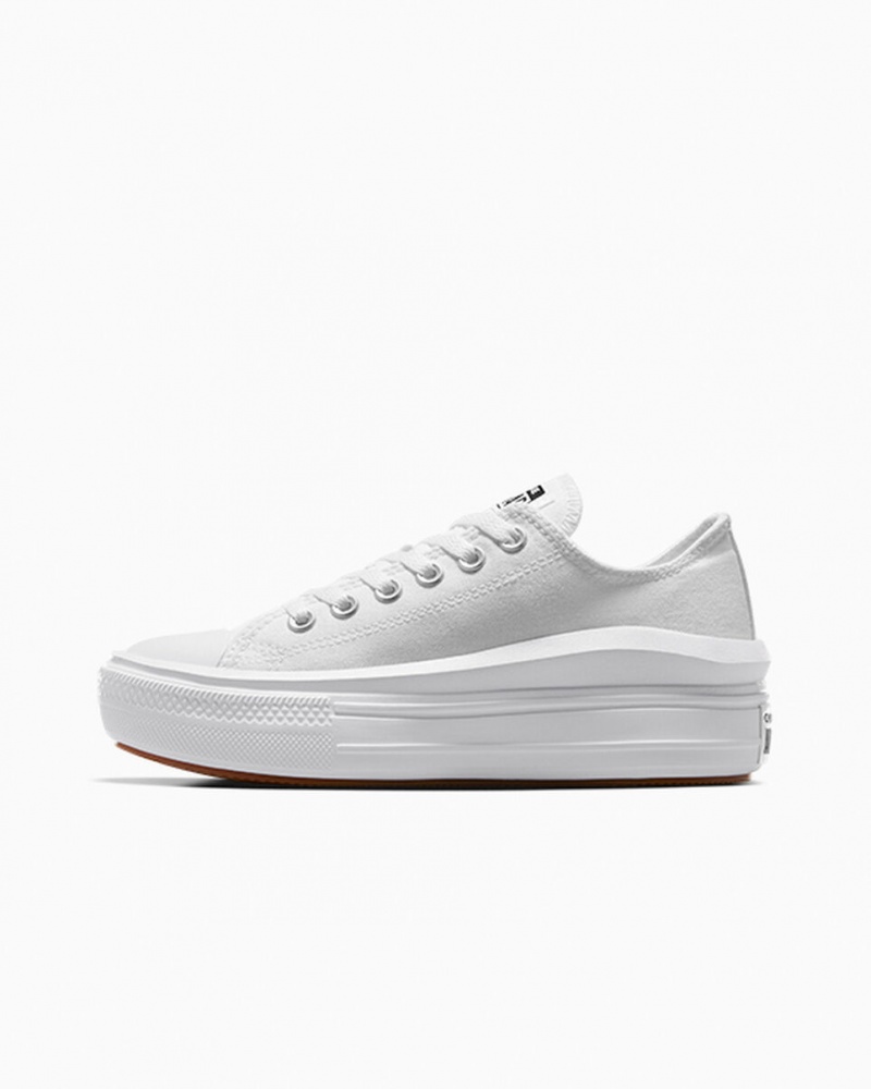 Converse Chuck Taylor All Star Move Plataforma Blancas Blancas Blancas | 983-LMYNDG