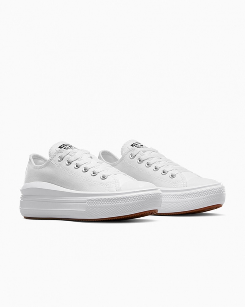 Converse Chuck Taylor All Star Move Plataforma Blancas Blancas Blancas | 983-LMYNDG