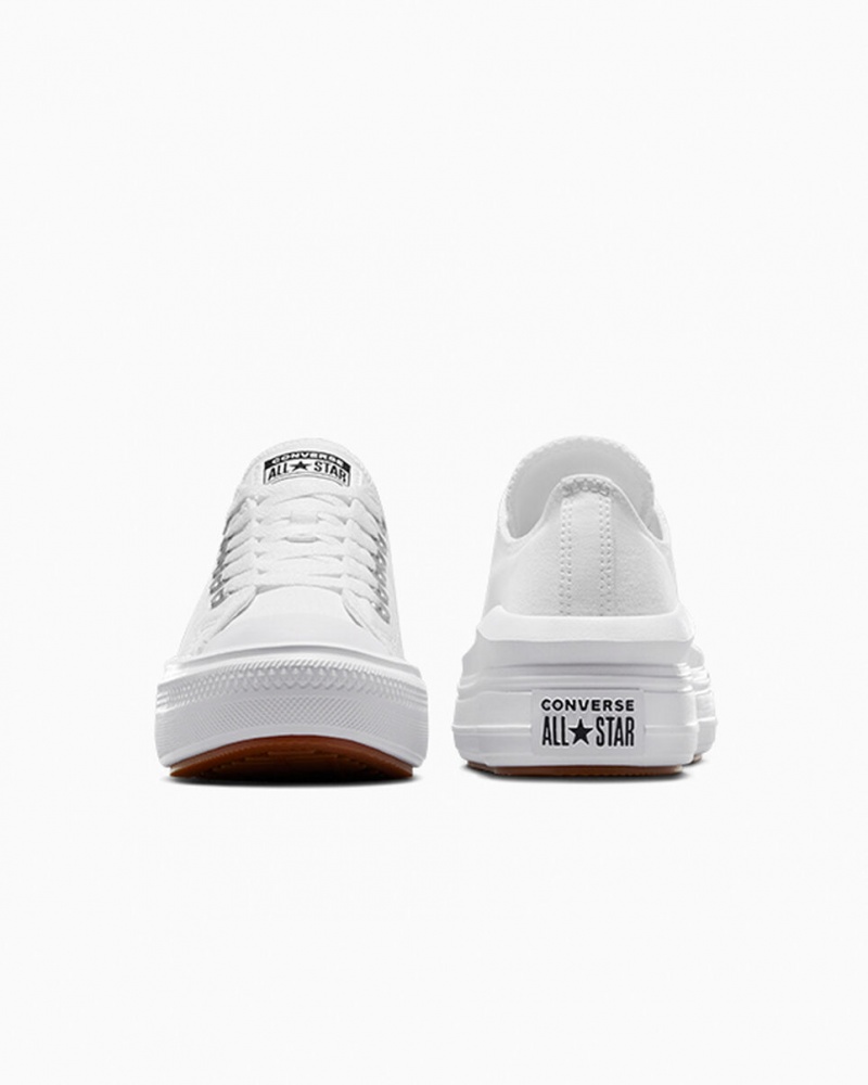 Converse Chuck Taylor All Star Move Plataforma Blancas Blancas Blancas | 983-LMYNDG