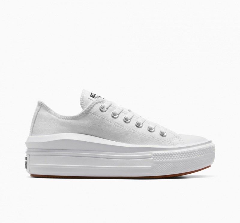 Converse Chuck Taylor All Star Move Plataforma Blancas Blancas Blancas | 983-LMYNDG