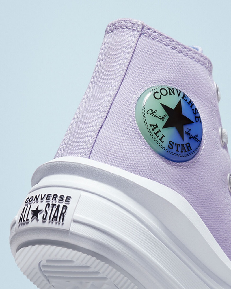 Converse Chuck Taylor All Star Move Plataforma Gel Patch Azul Real | 641-HZMIWG