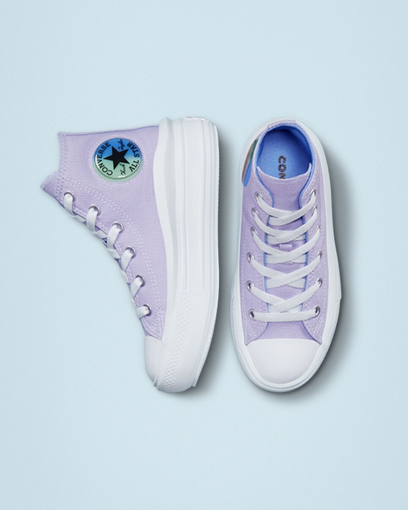 Converse Chuck Taylor All Star Move Plataforma Gel Patch Azul Real | 641-HZMIWG