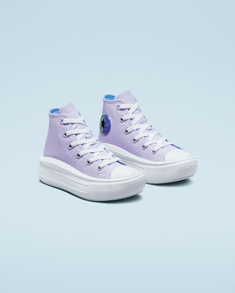 Converse Chuck Taylor All Star Move Plataforma Gel Patch Azul Real | 641-HZMIWG