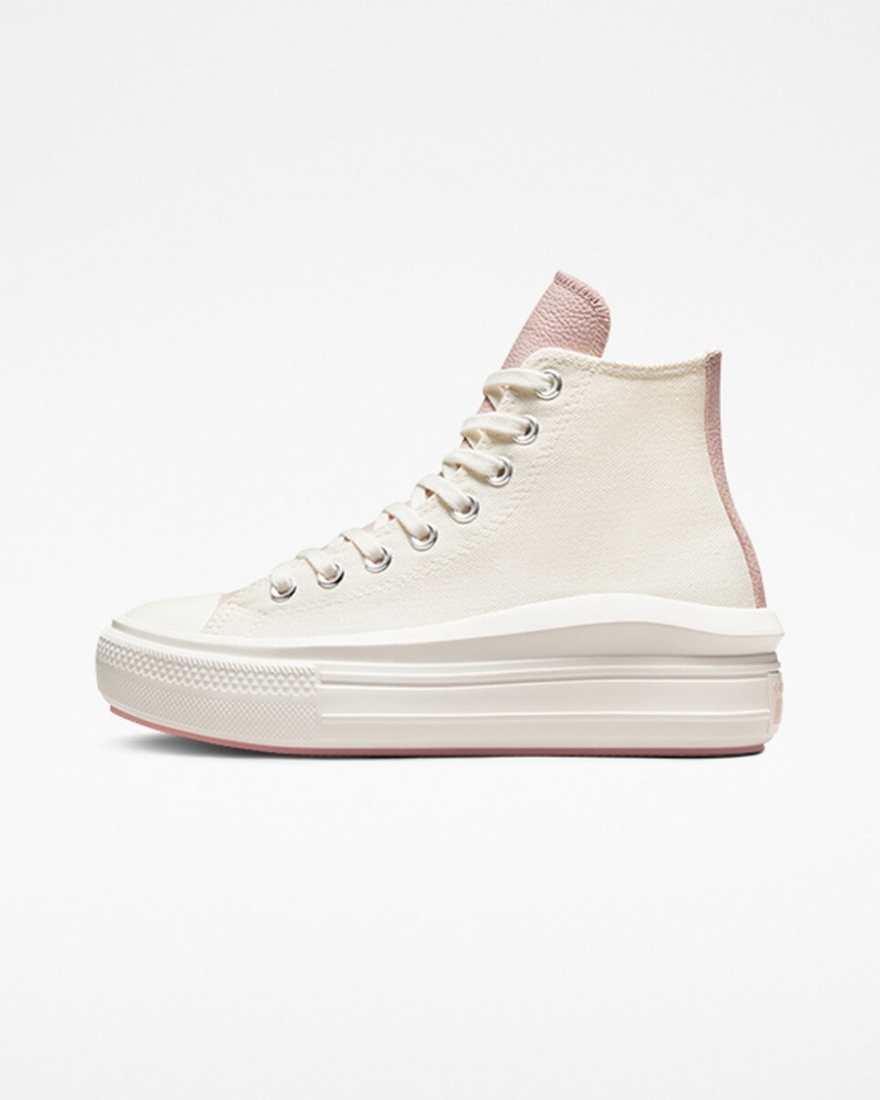 Converse Chuck Taylor All Star Move Plataforma Tonal Materials Rosas | 532-MLTFIE