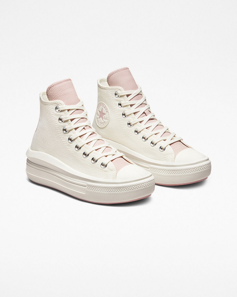 Converse Chuck Taylor All Star Move Plataforma Tonal Materials Rosas | 532-MLTFIE