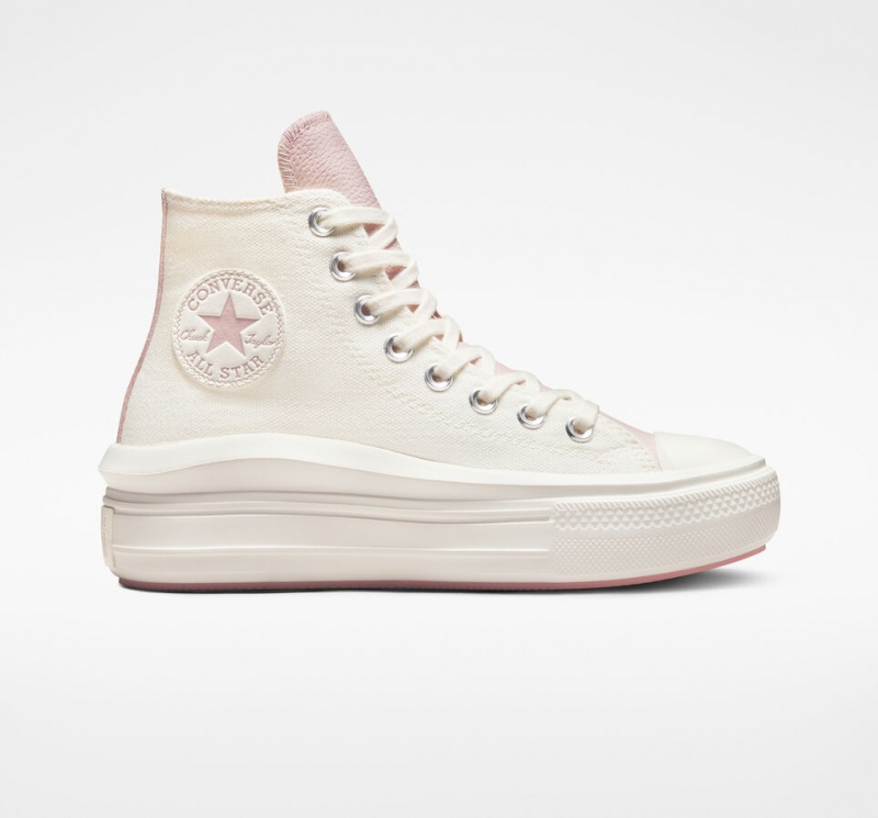 Converse Chuck Taylor All Star Move Plataforma Tonal Materials Rosas | 532-MLTFIE