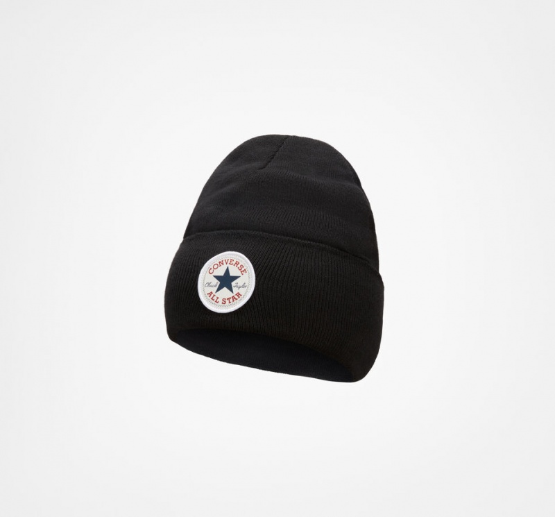 Converse Chuck Taylor All Star Patch Beanie Negras | 518-IQMVYT