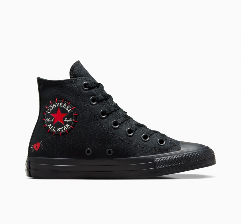 Converse Chuck Taylor All Star Rose Negras Rojas Verde | 036-GWIRJO