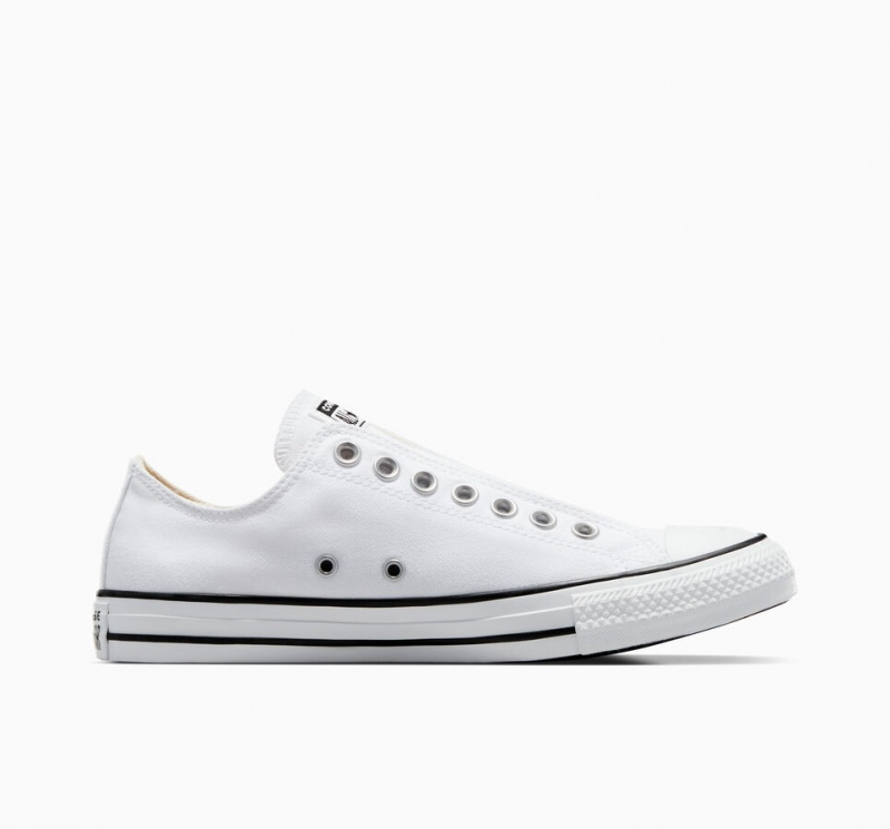 Converse Chuck Taylor All Star Slip Blancas Negras Blancas | 068-QJDVYN