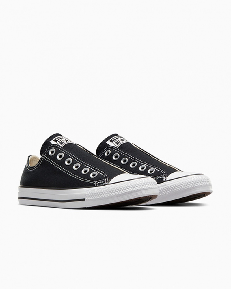 Converse Chuck Taylor All Star Slip Negras Blancas Negras | 693-FZSLKW