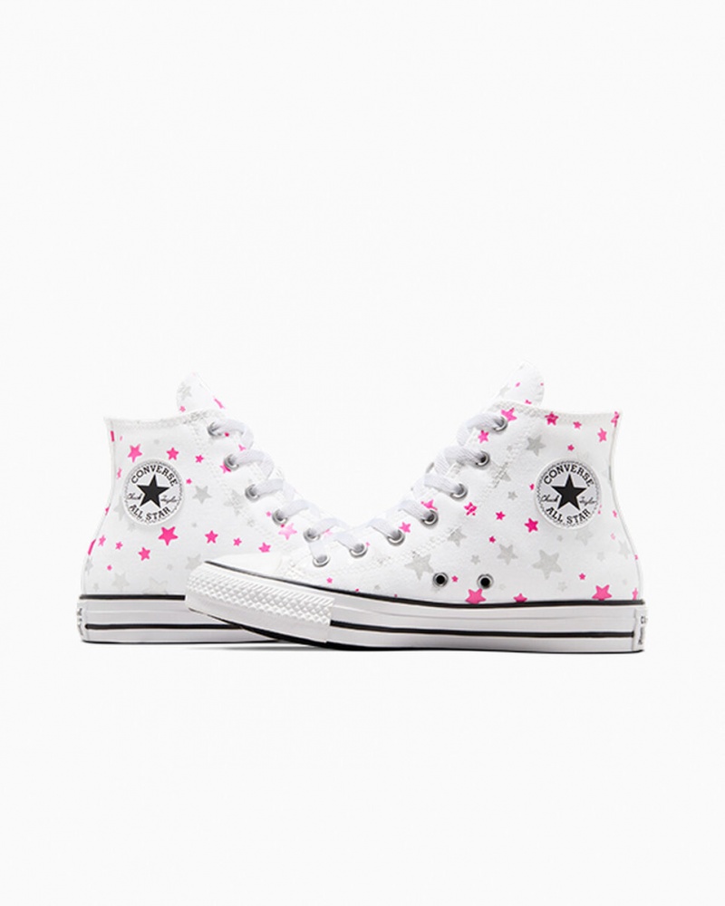 Converse Chuck Taylor All Star Sparkle Blancas Rosas Blancas | 058-SNIWMJ