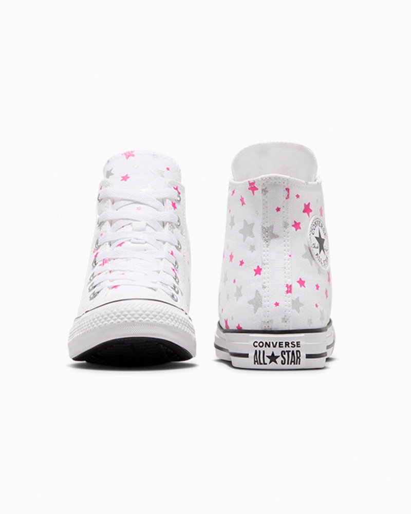 Converse Chuck Taylor All Star Sparkle Blancas Rosas Blancas | 058-SNIWMJ