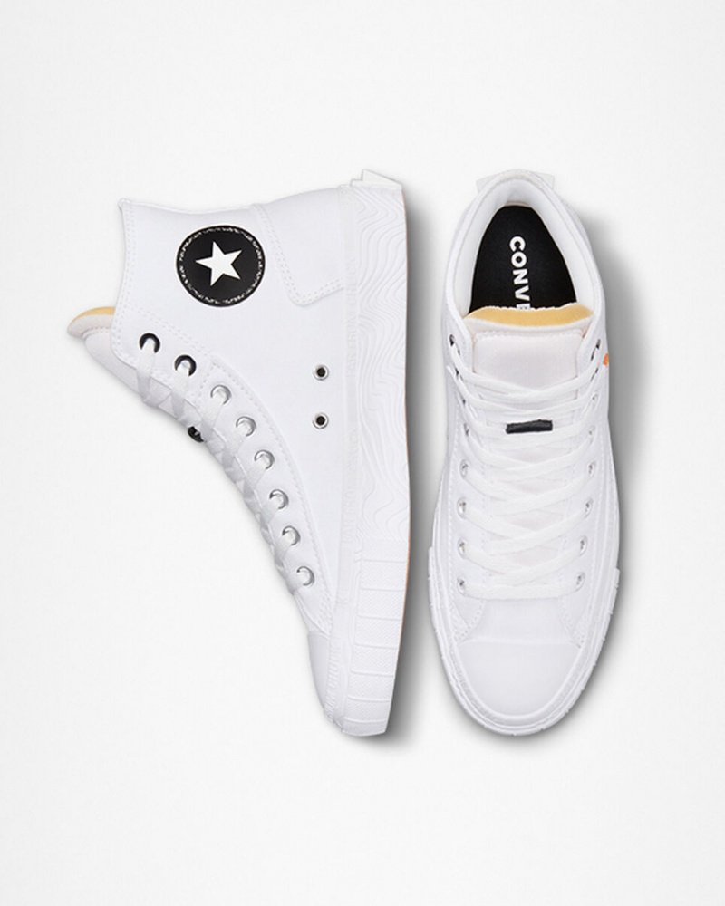 Converse Chuck Taylor Alt Star Lona Blancas Negras Blancas | 074-GDBRKY