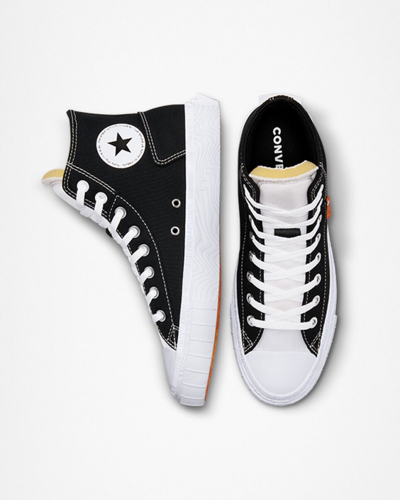 Converse Chuck Taylor Alt Star Lona Negras Blancas Blancas | 290-QUKYSL