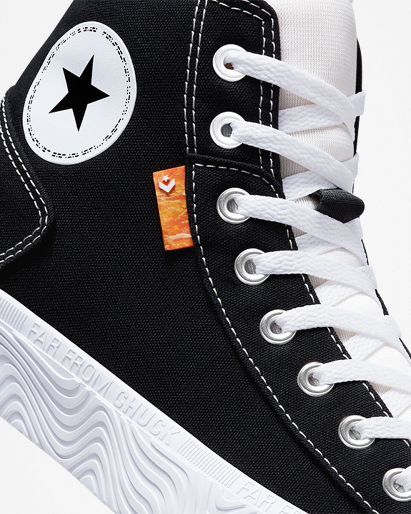 Converse Chuck Taylor Alt Star Lona Negras Blancas Blancas | 290-QUKYSL