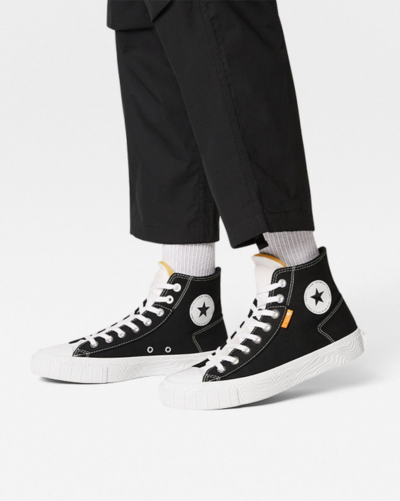 Converse Chuck Taylor Alt Star Lona Negras Blancas Blancas | 290-QUKYSL