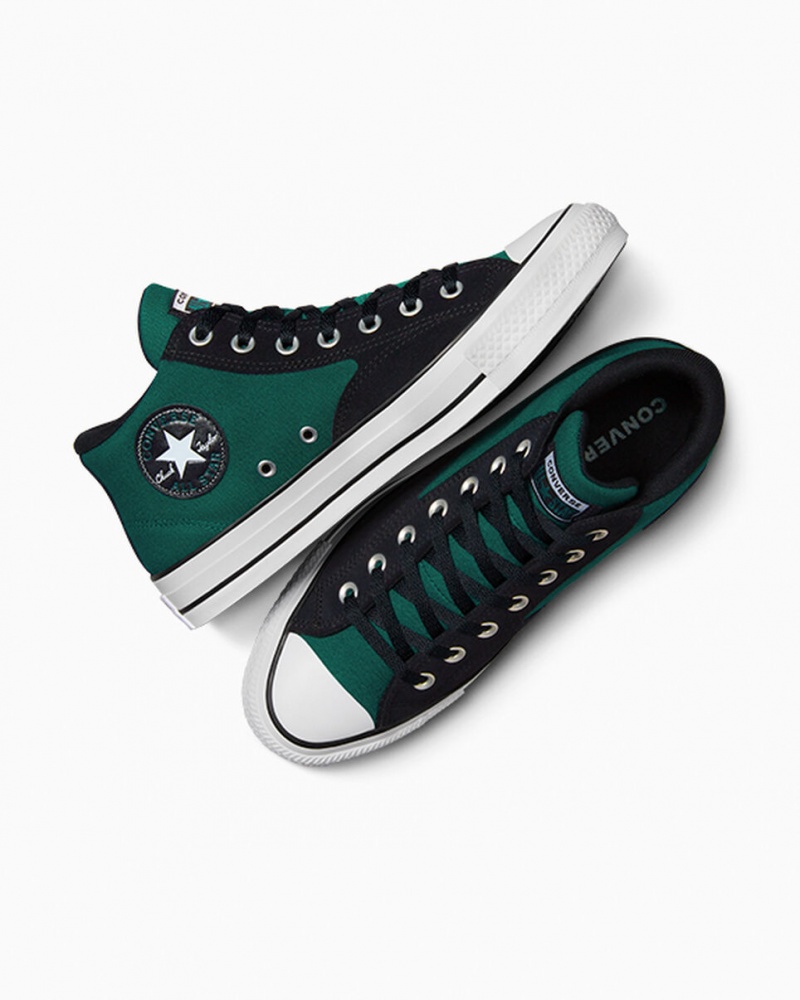 Converse Chuck Taylor Malden Calle Negras Blancas | 107-OXESWF