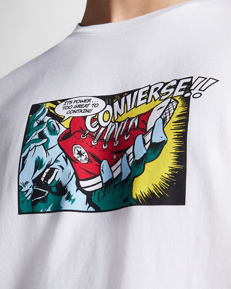 Converse Comic T-Shirt Blancas | 156-PDEBAM