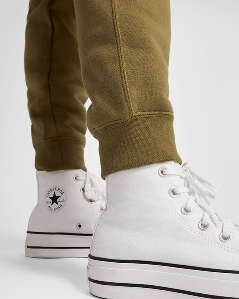 Converse Converse Go-To Embroidered Star Chevron Standard-Fit Fleece Sweatpant Cosmic Turtle | 893-EGWYUF