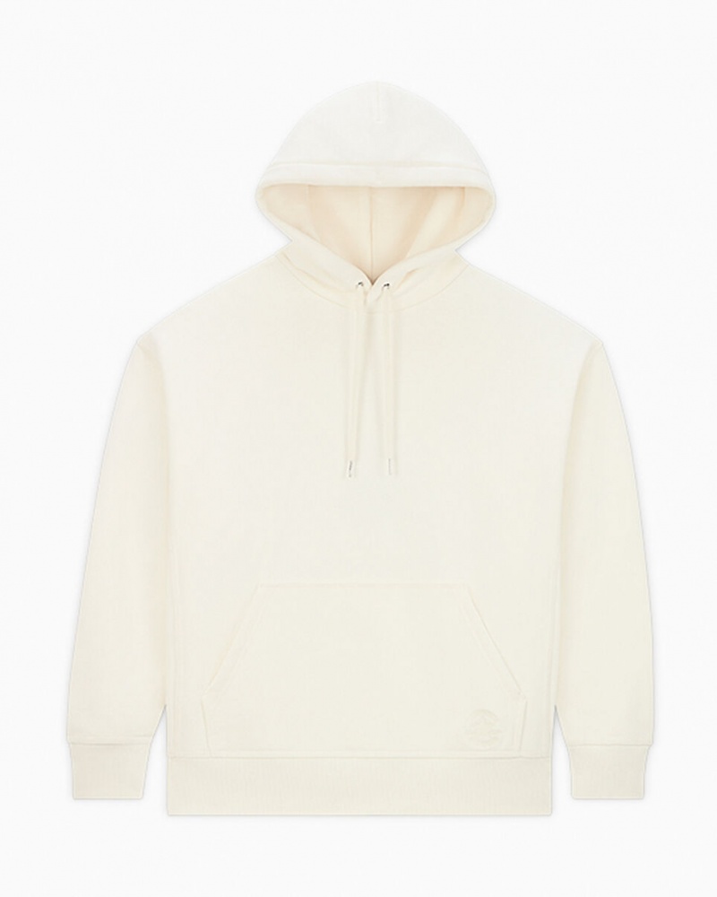 Converse Converse Gold Standard Loose-Fit Pullover Hoodie Egret | 459-WGOZMC