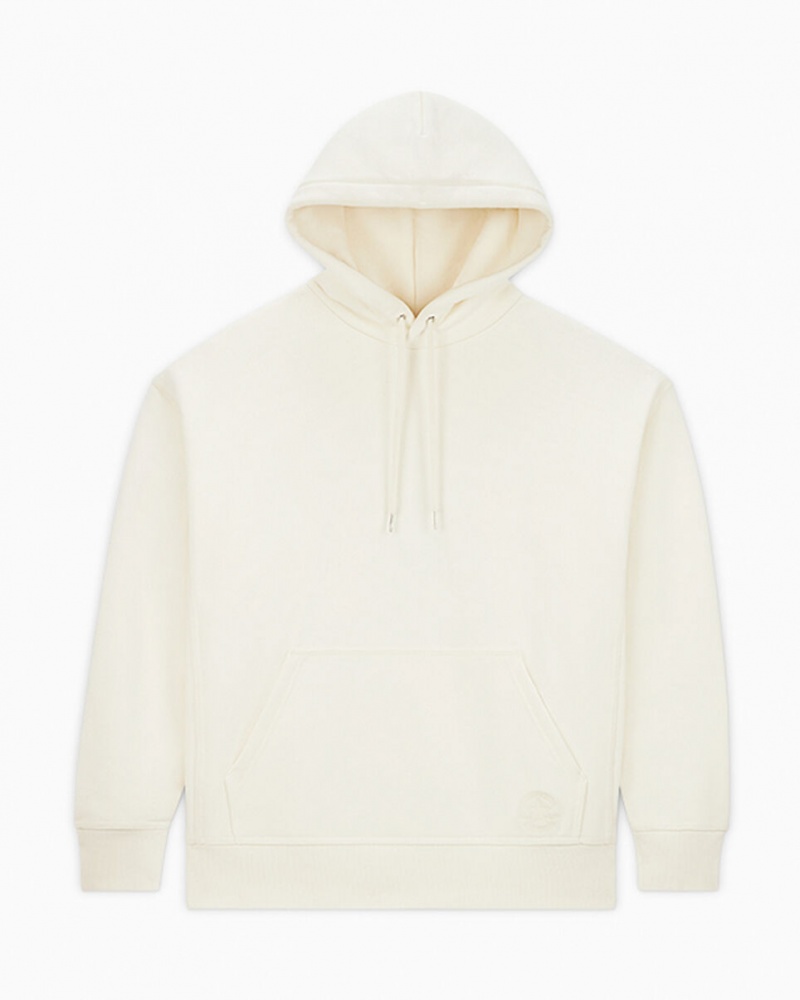 Converse Converse Gold Standard Loose-Fit Pullover Hoodie Egret | 459-WGOZMC