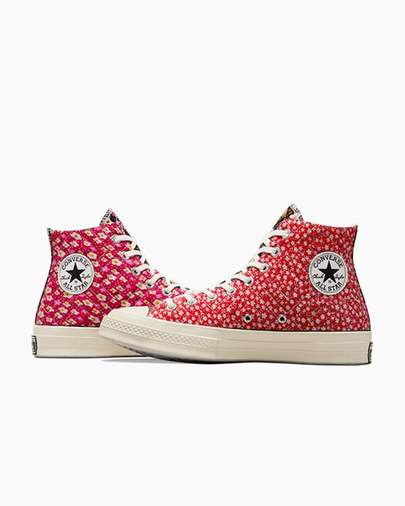 Converse Converse Upcycled Floral Chuck 70 Negras Rojas Azules | 290-EDLRVZ