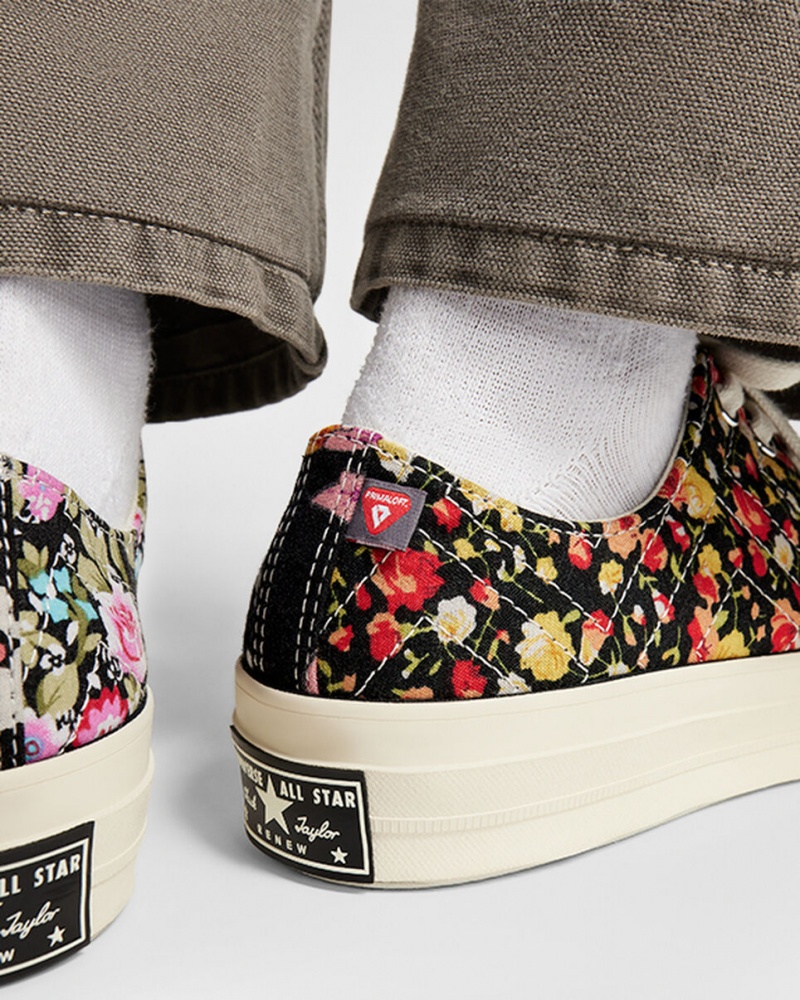 Converse Converse Upcycled Floral Chuck 70 Negras Negras | 807-YQLAUP