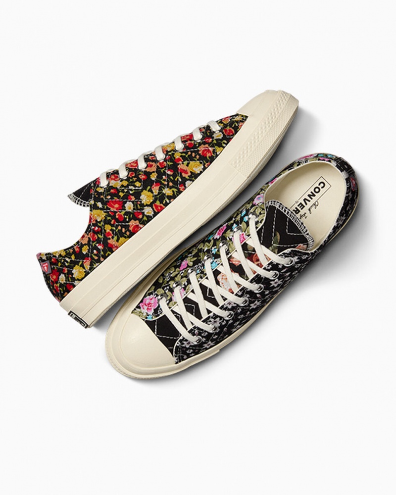 Converse Converse Upcycled Floral Chuck 70 Negras Negras | 807-YQLAUP