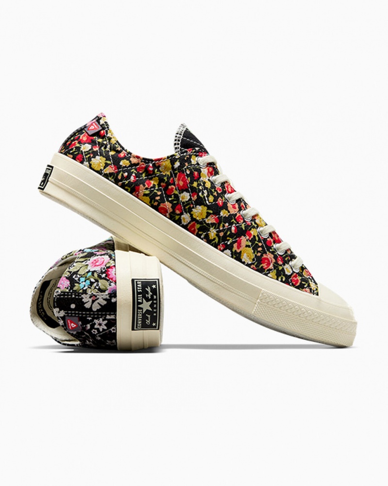 Converse Converse Upcycled Floral Chuck 70 Negras Negras | 807-YQLAUP