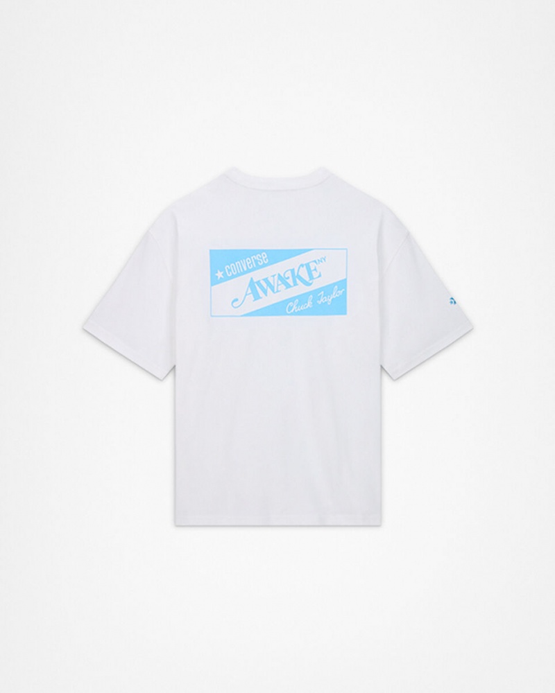 Converse Converse x Awake NY Jersey T-Shirt Blancas | 479-QVKOEJ