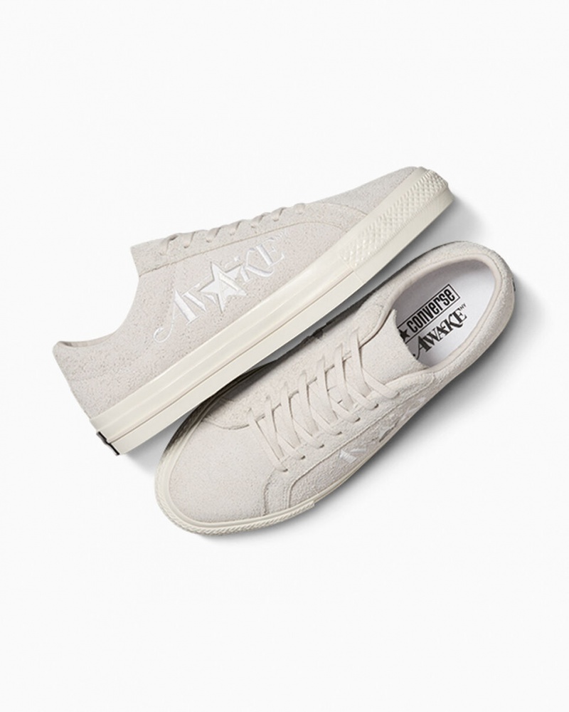 Converse Converse x Awake NY One Star Pro Blancas Negras Blancas | 896-QLWVCF