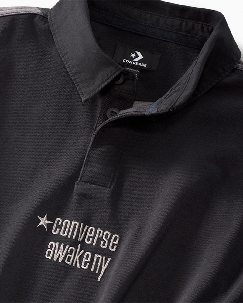 Converse Converse x Awake NY Rugby Shirt Negras | 789-NWQKIO