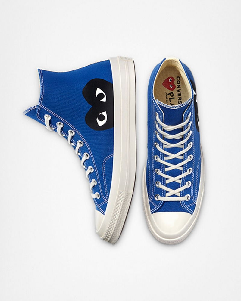 Converse Converse x Comme des Garçons PLAY Chuck 70 Azules Negras | 086-OGDRVA